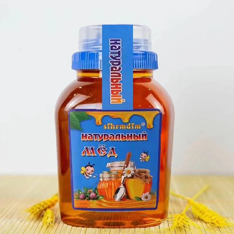 包邮1000克俄罗斯蜂蜜百花蜜食用美食品正宗批发花期俄罗斯蜂蜜