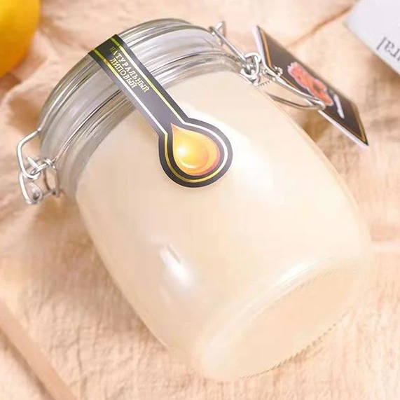 大瓶2斤【玻璃瓶装】俄罗斯蜂蜜椴树蜜结晶雪蜜正宗批发美食品