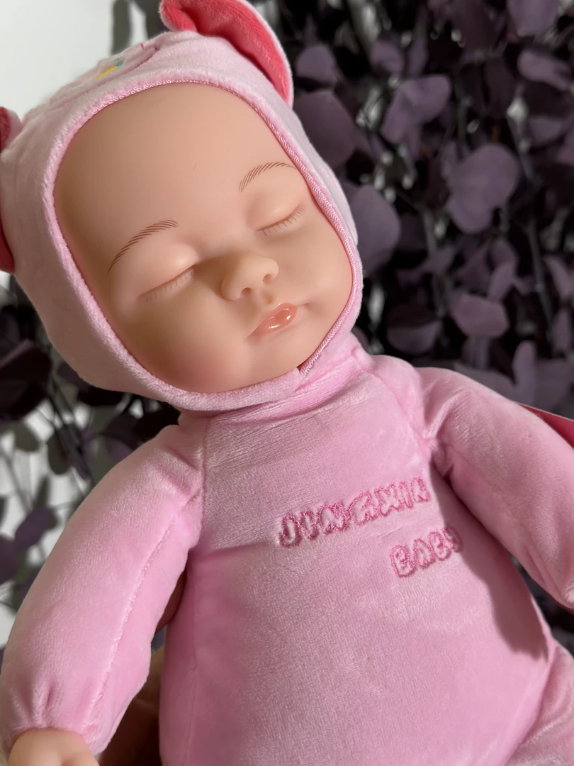 【林姐生活】白雪公主儿童毛绒玩具小熊款仿真的安抚洋娃娃无声款