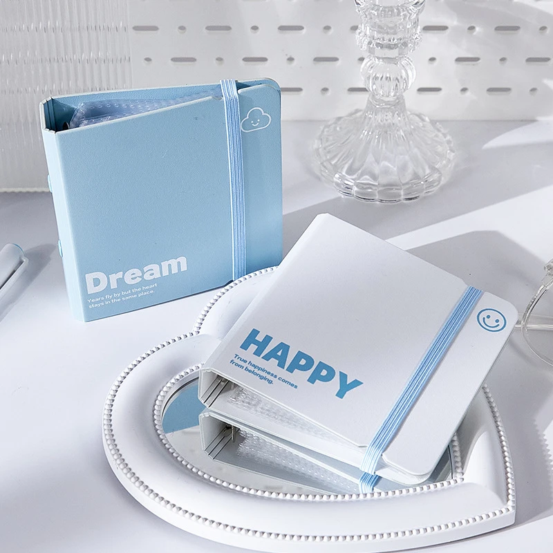 ins风迷你活页3寸小卡收纳册高颜值小清新发泡卡册拍立得相册女生