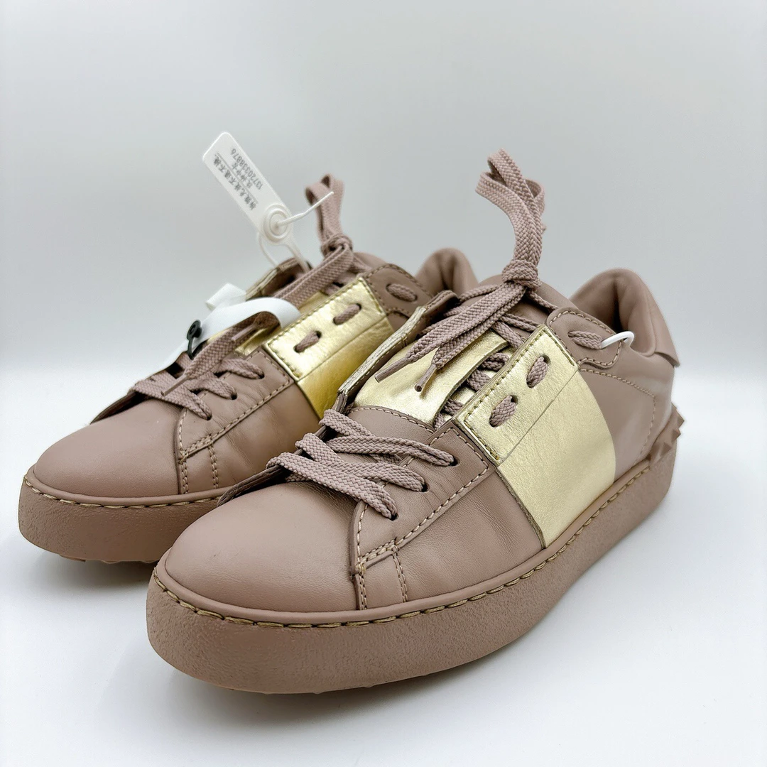 98新/华伦天奴/Valentino38码/香芋紫经典款板鞋/BM00395