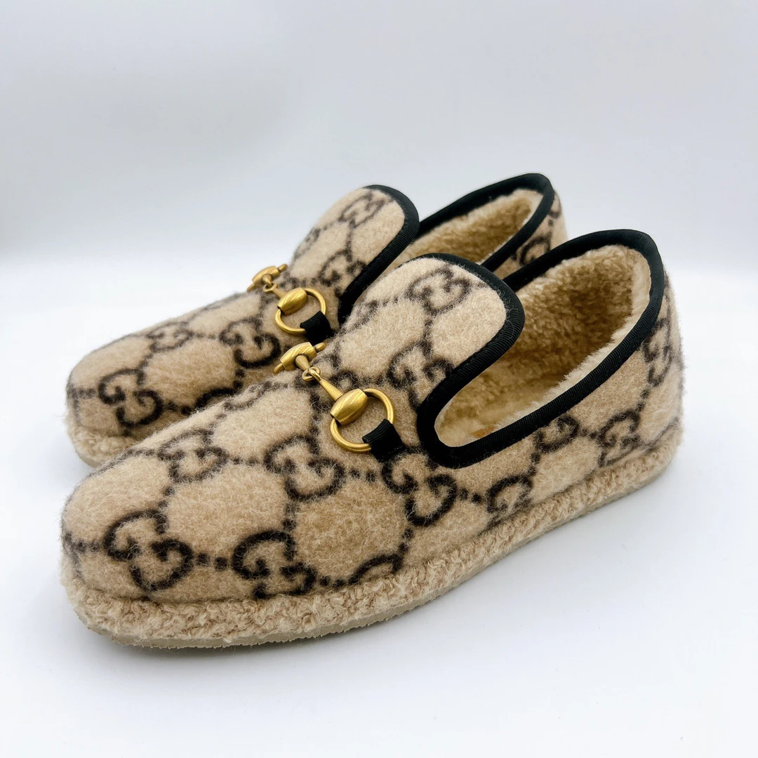 98新/古驰/GUCCI36.5码/满印乐福棉鞋/BM00818