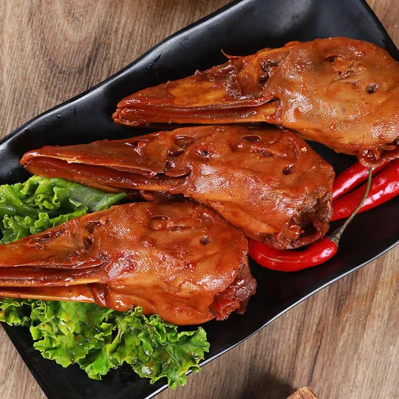 喜拱门黑鸭甜辣味鸭头10只独立包装