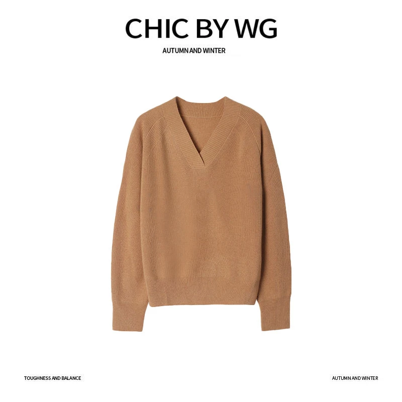 设计师定制毛衣GSD-HX2262-09针织时尚秋冬女士休闲百搭套头气质