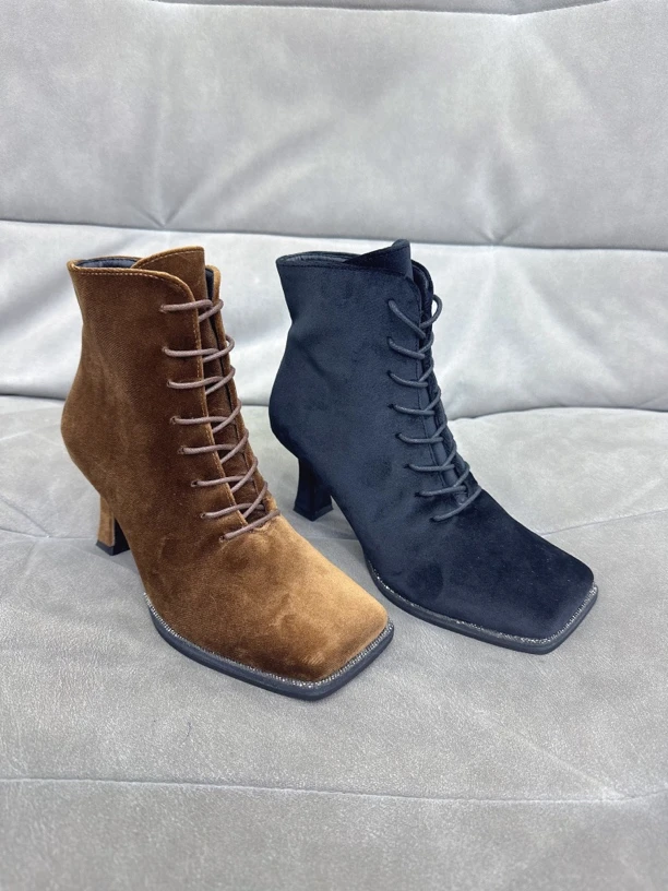 【2763】女靴高跟休闲靴