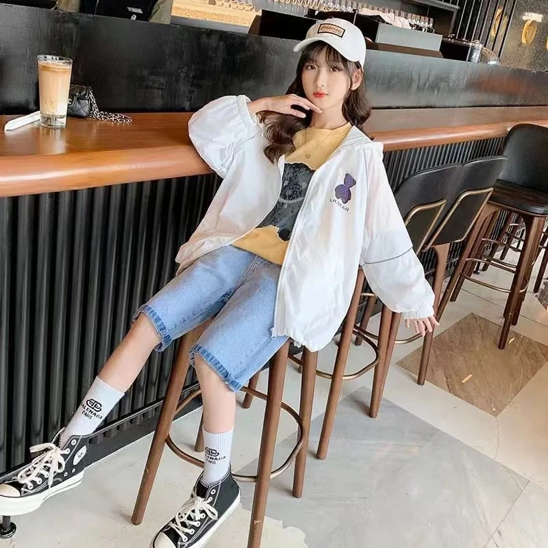 女童夏季小熊防晒衣