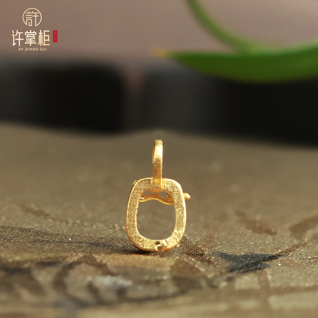 许掌柜｜金耀慧扣 18K金万能扣吊坠素款配饰国潮经典简约百搭精致