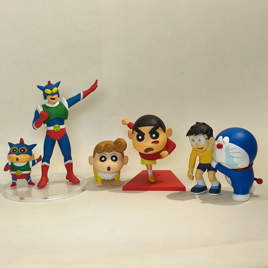 MEDICOM TOY UDF 野原新之助 蜡笔小新 小葵 动感超人 哆啦A梦