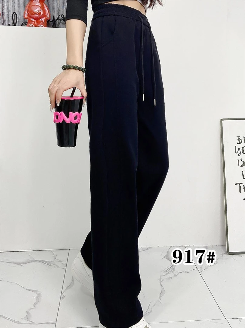 917新款香蕉裤直筒窄版休闲高腰显瘦春秋潮流女生小个子百搭裤子