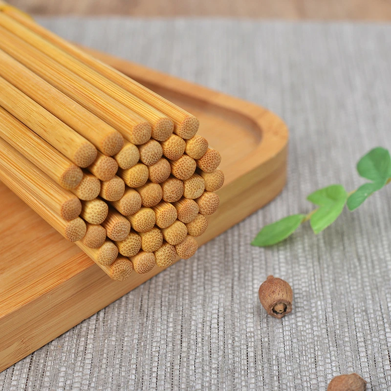 40双竹筷子卫生环保高档防滑碳化无漆无蜡