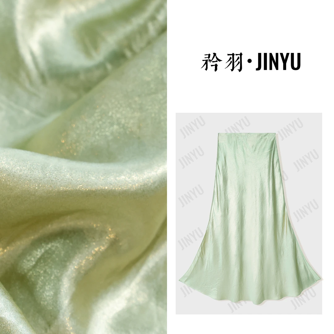 矝羽轩（絮风）气质休闲半身裙飘逸新中式夏季女装半身裙