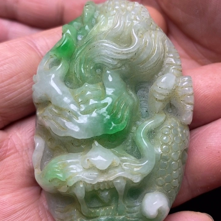 白玉菩提吊坠摆件