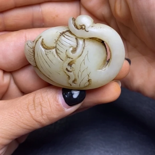 和田玉（糖玉）挂件未镶嵌