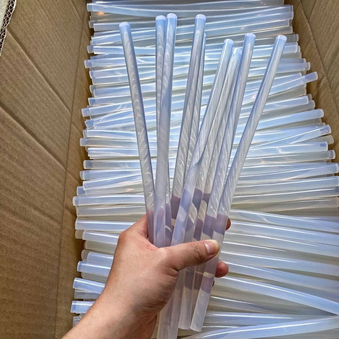 高粘强力热融胶棒手工环保热熔胶条热熔枪棒透明热熔胶棒高粘