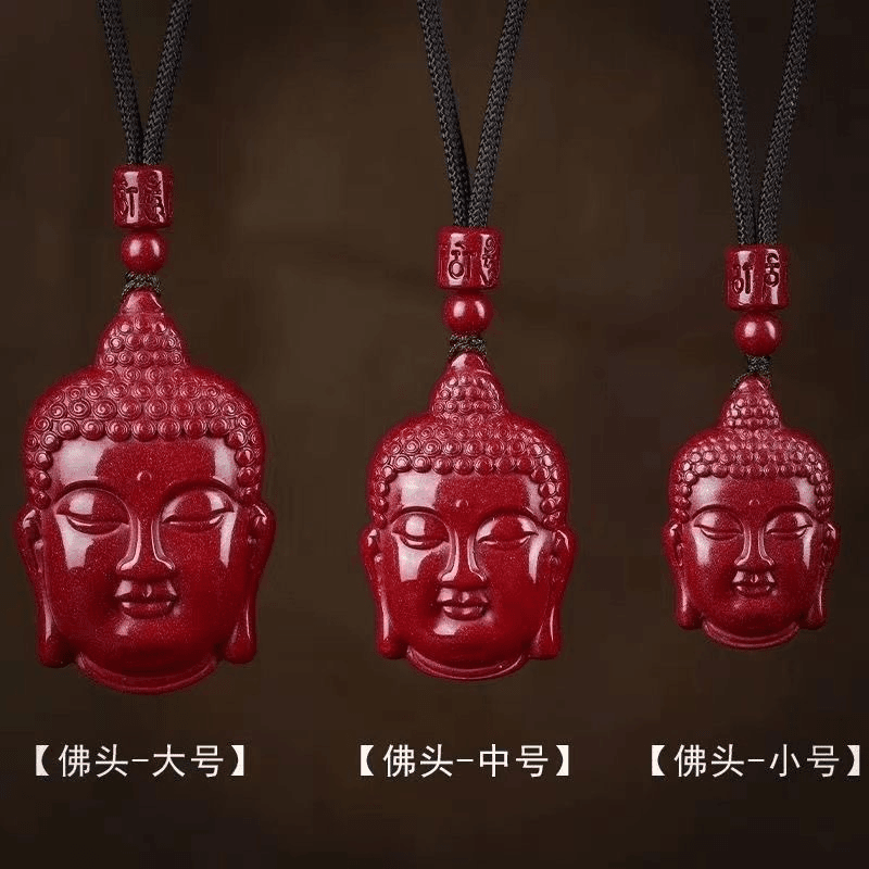 天然紫金沙本命年佛头挂件大圈莲花平安扣吊坠平安扣