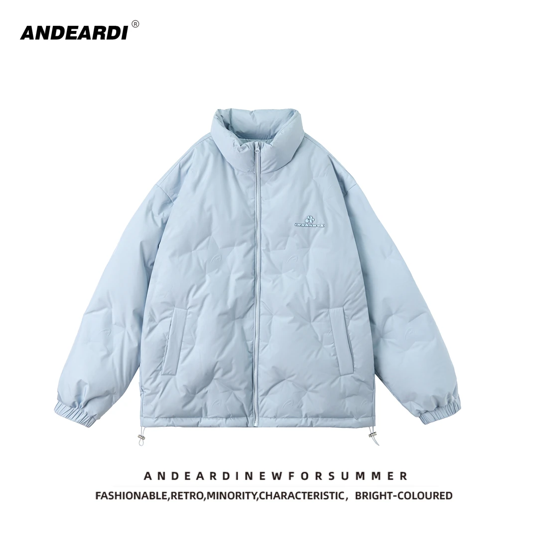 ANDEARDI压皱设计时尚羽绒服冬季国潮情侣外套上衣