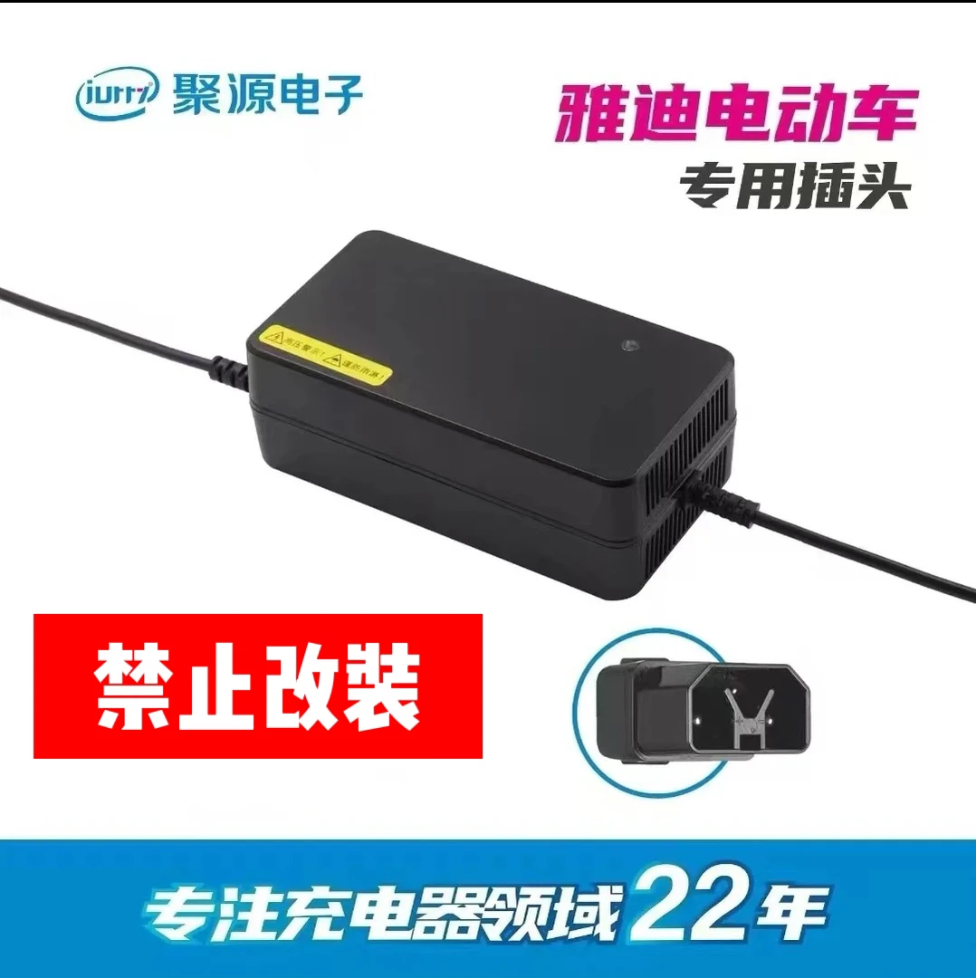 雅迪/爱玛/台铃原厂不带标灌胶电动车充电器