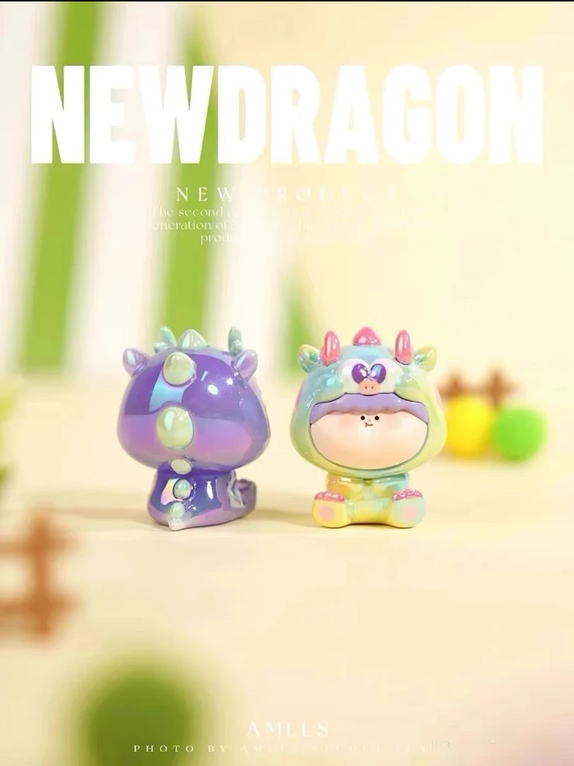 【拆盒】阿玛莉莉丝小龙二代可爱萌粒系列潮玩