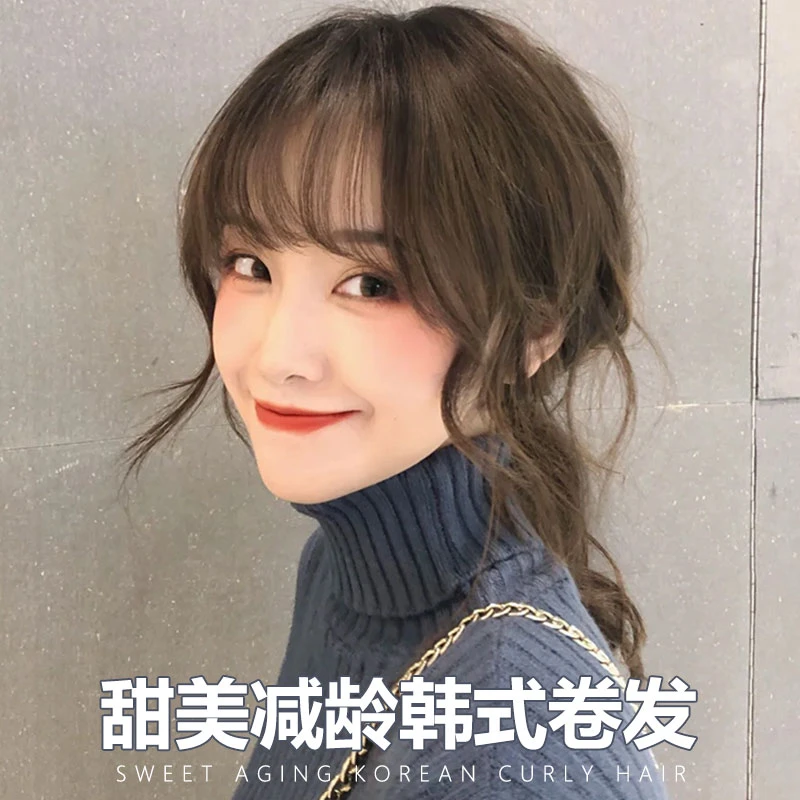 美禾白发女长发时尚波浪长卷发全头套中老年白发套减龄头皮蓬松