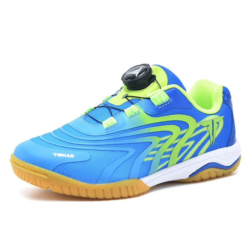 TIBHAR中小学生旋扣网面轻便防滑透气青少年运动比赛儿童乒乓球鞋