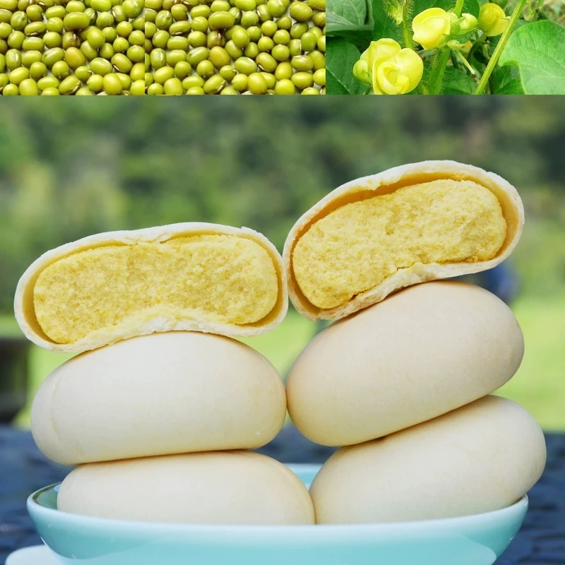 波哥零拾冰绿豆饼老式皮薄肉糯传统糕点早餐糕点休闲零食小吃袋装