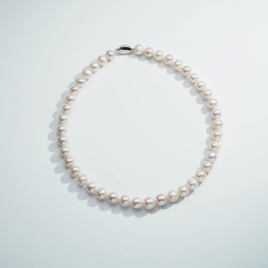 Gloire/古名【可乐】S925银无核淡水天然珍珠项链10-11mm-Z1565