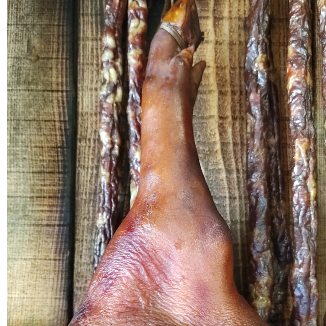 【腊猪脚一物一拍专用】直播现场挑选 云南农家味烟熏腊猪脚