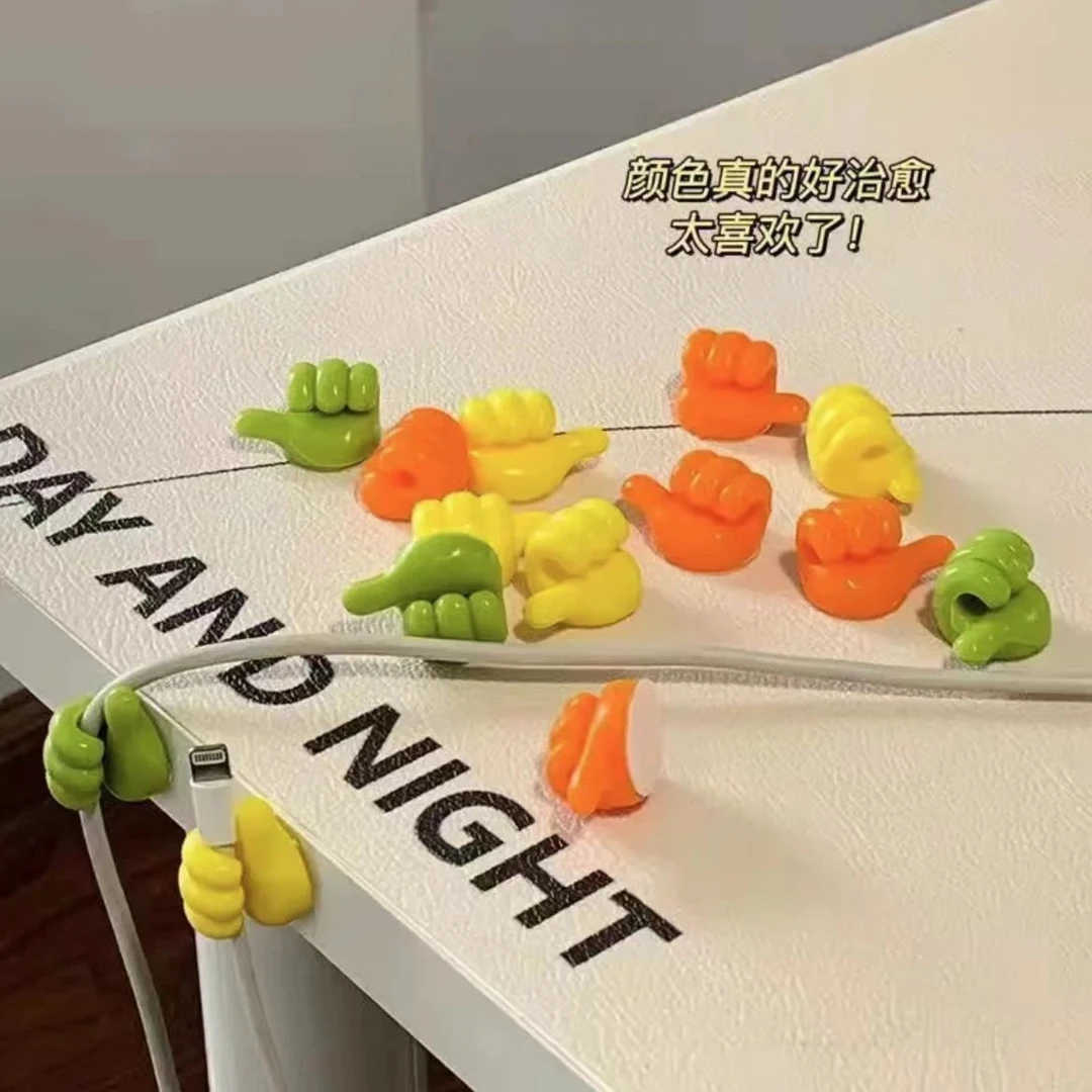 挂钩理线器创意多功能免打孔数据线挂钩厨房门后挂钩固线器