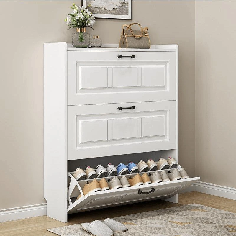 新疆包邮超薄鞋柜17cm厘米家用窄门口翻斗现代简易门厅柜经济型鞋