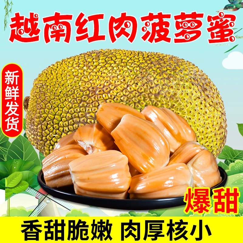 越南进口（黄肉）菠萝蜜8-19斤树熟现发新鲜脆甜应季食用水果