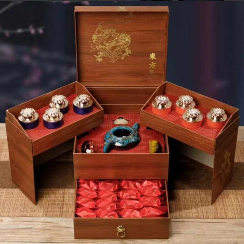 【东方龙礼】大红袍铁观音金骏眉/【金骏眉】18小罐