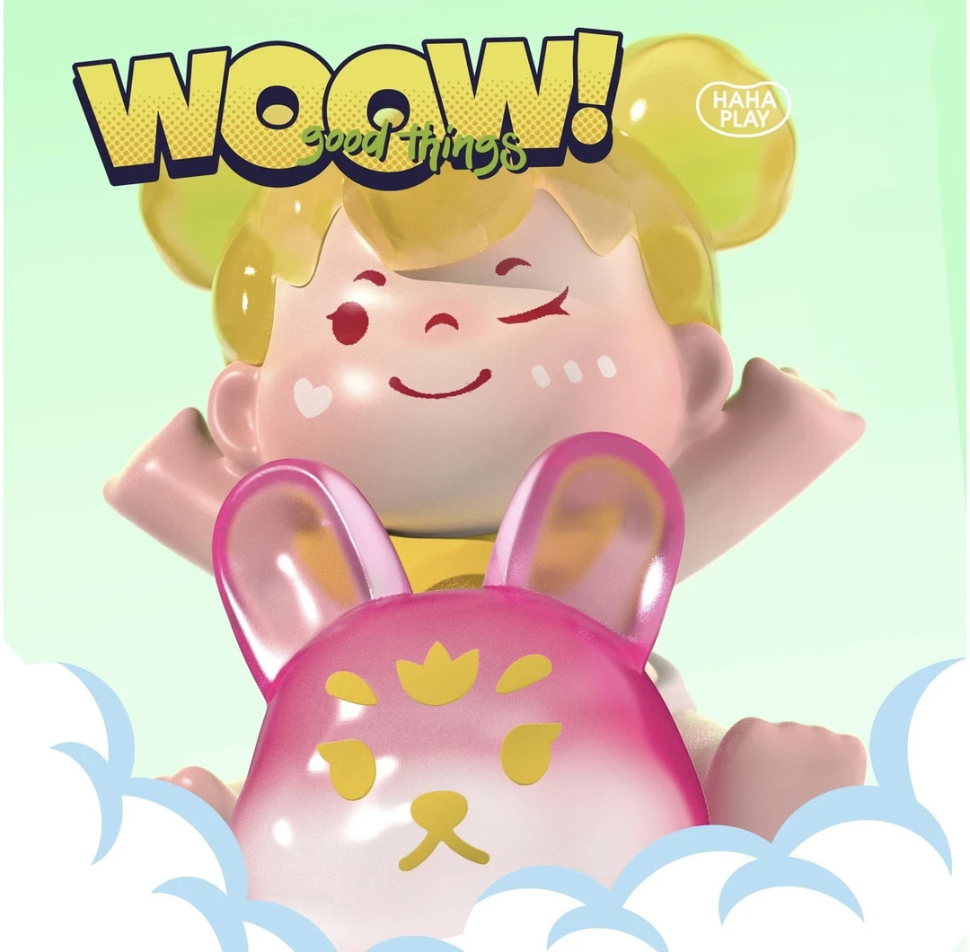 Woow哇嗷小玩伴的欢乐出游系列潮玩萌粒盲盒
