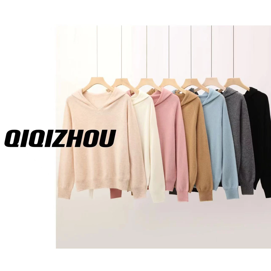 【连帽衫】QIQIZHOU定制 绵羊毛休闲百搭帽衫（盗图必究）