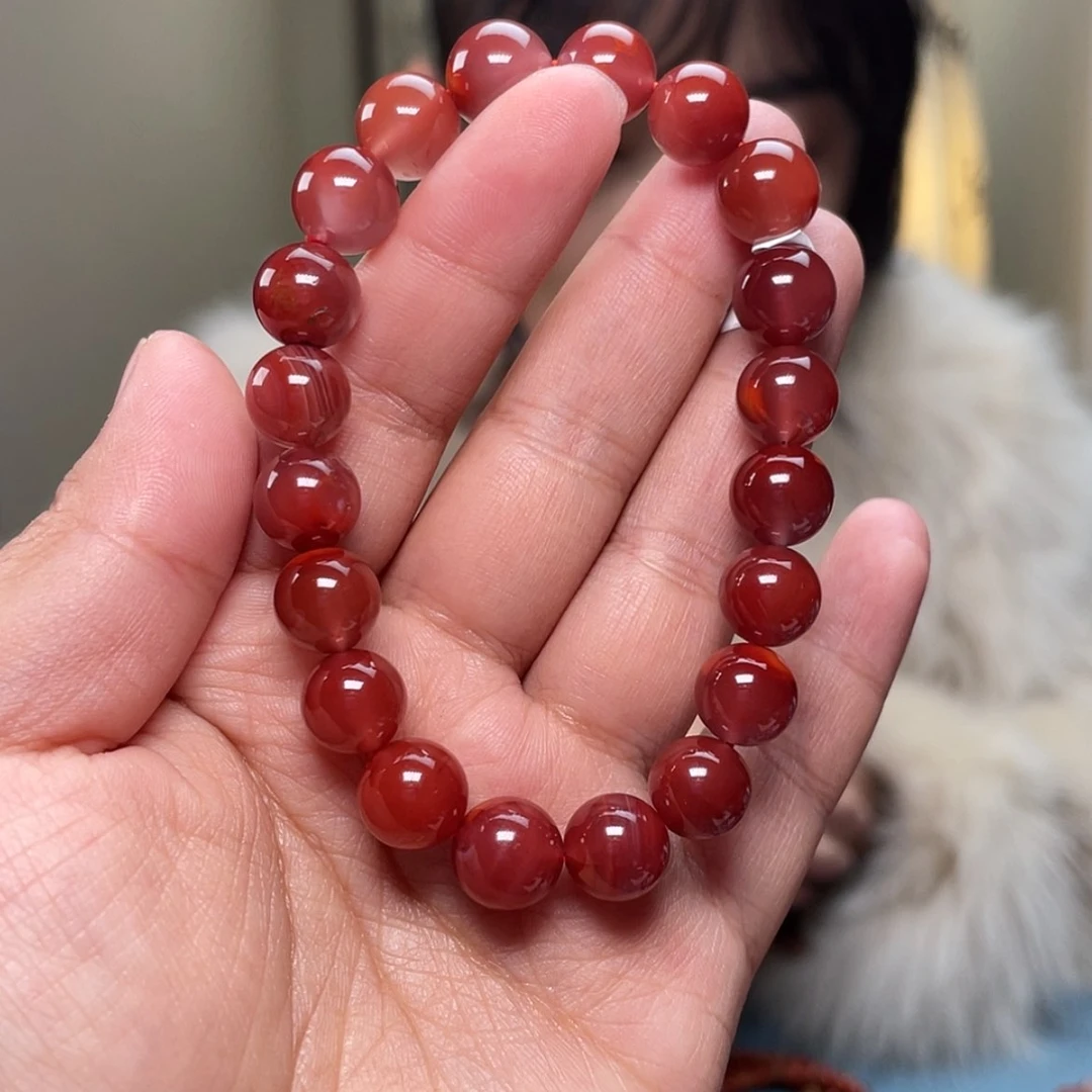 【闪购商品】南红玛瑙手串未镶嵌健****）