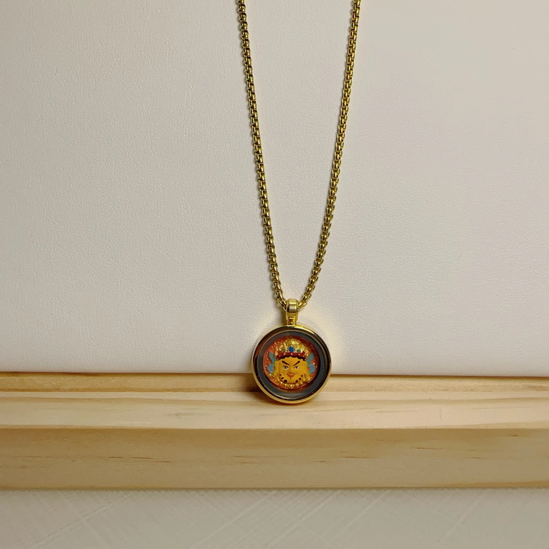 【泓钰斋】纯手绘彩绘立体擦擦唐卡九尾狐五爷扎基拉姆绿度母