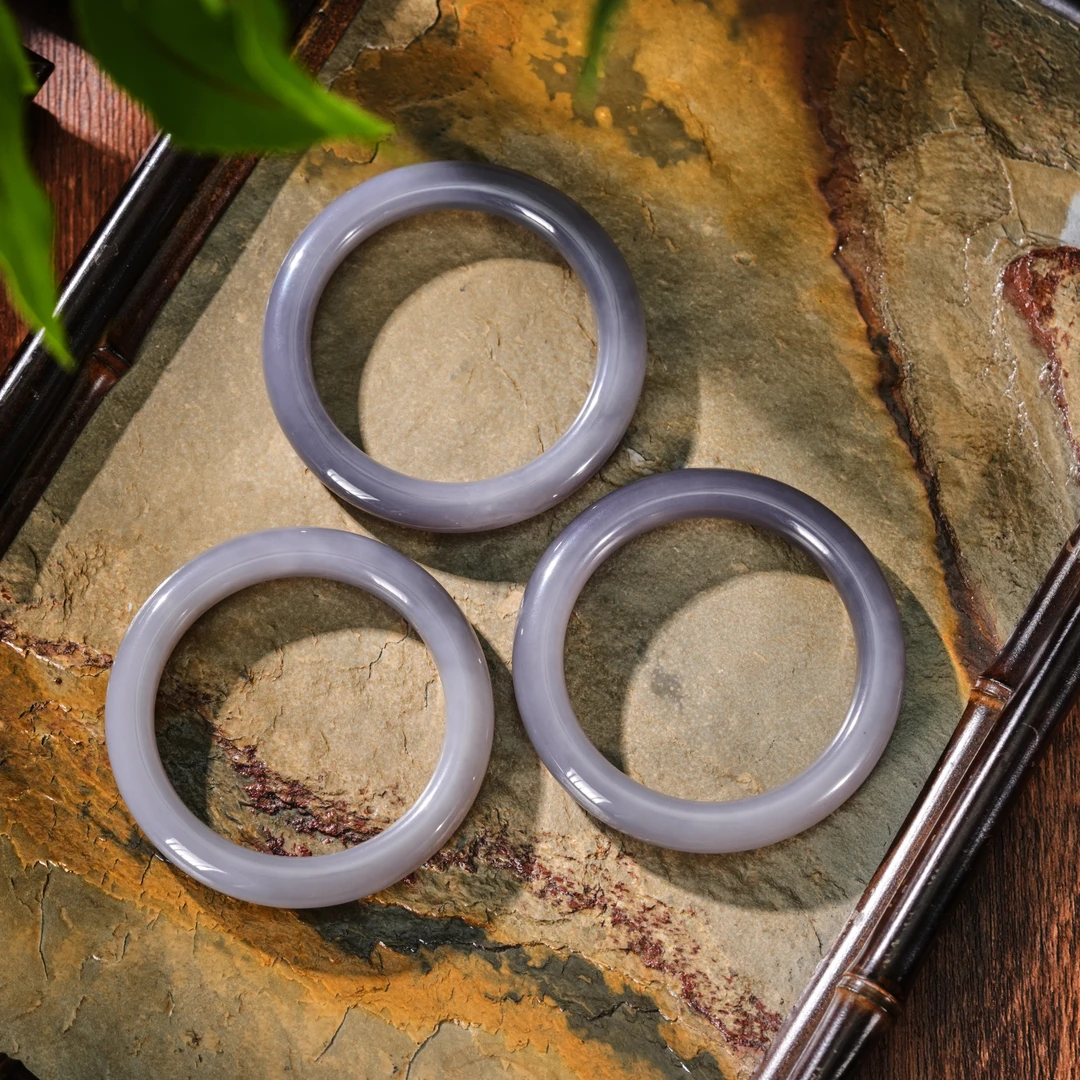 和田玉烟紫收藏级手镯AS0205时尚女款多样性发其一