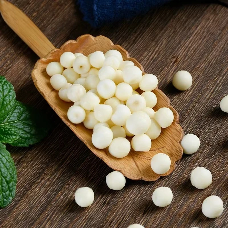 剥好鸡头果2024年鸡头米河南特产新鲜芡实