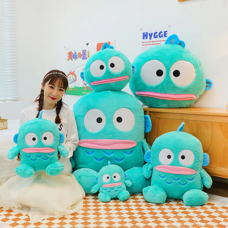 搞怪小丑鱼公仔儿童毛绒玩具女生生日礼物安抚玩偶房间摆件装饰品