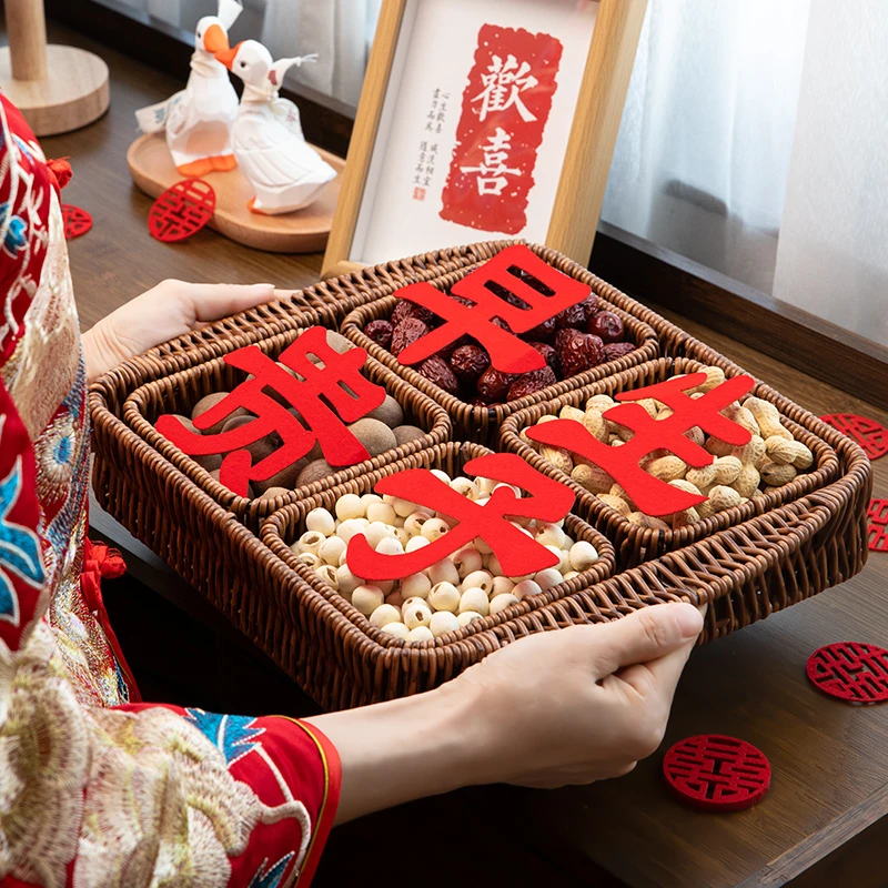 早生贵子结婚压床摆件模具婚礼铺床用品婚房布置装饰婚庆用品大全