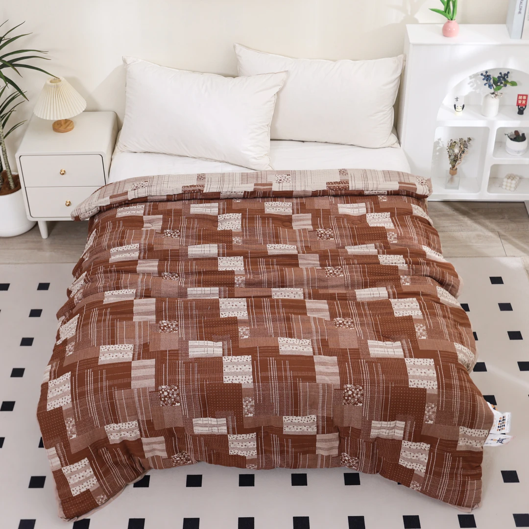 【行简】150*200cm 色织提花驼绒被