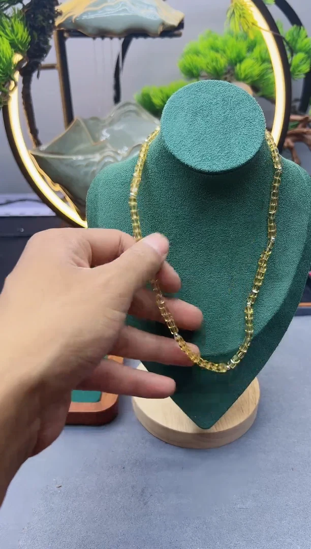 【闪购商品】水晶颈饰银S925镶嵌X176