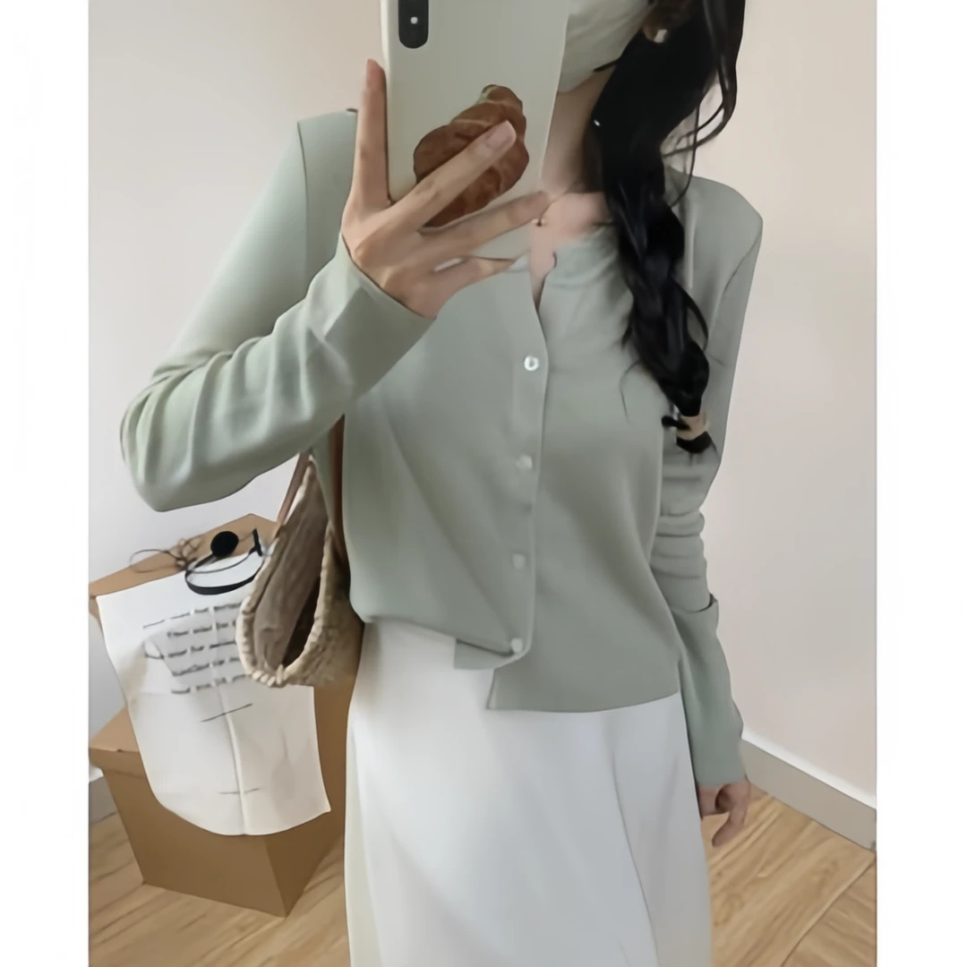 2822秋款打底衫V领气质