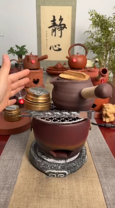 【闪购商品】瓷瓷窑变炉＋小满烤茶壶＋大酒精灯【6件套】