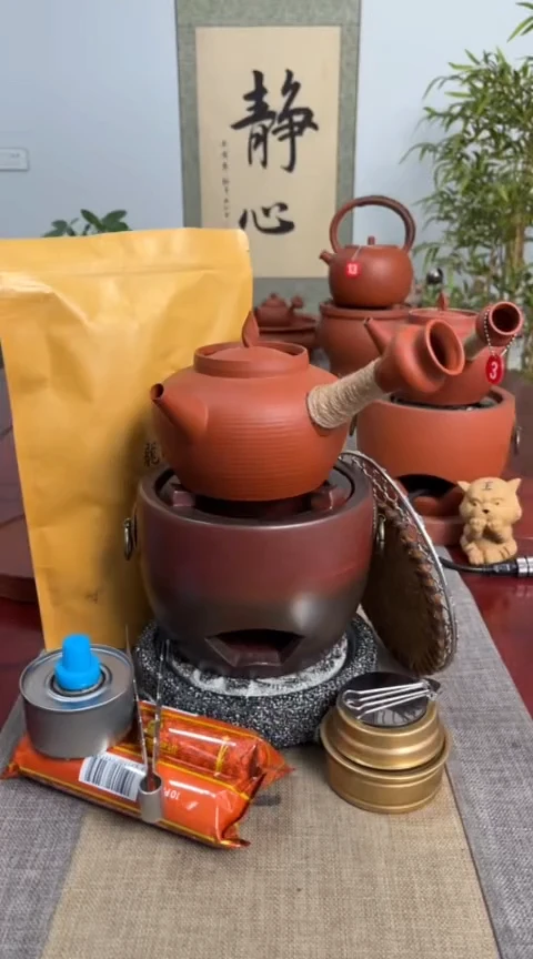 【闪购商品】瓷瓷窑变炉＋如意壶＋大酒精灯10件套