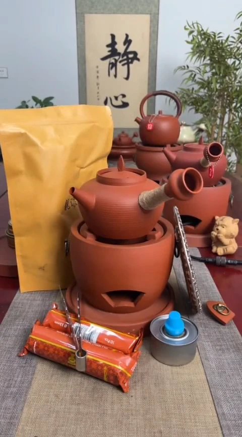 【闪购商品】瓷瓷福星炉＋如意壶＋炉垫【9件套】