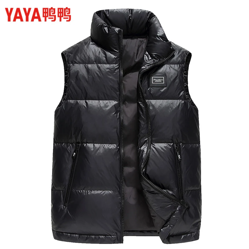 鸭鸭羽绒服马甲男士外穿短款2024年新款品牌马夹外套DYJ07C0070