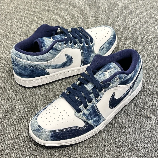 Nike/耐克 男子经典Air jordan 1官方正品牛仔丹宁复古休闲鞋板鞋