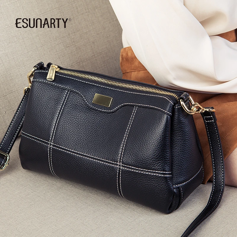 斜挎包包女士2025新款真皮大容量女式单肩斜挎中年妈妈包大气女包