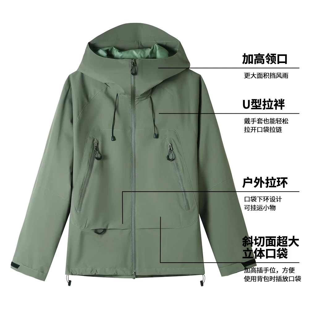 大牌平替！一衣三穿！情侣款秋冬户外三合一冲锋外套！BR0924