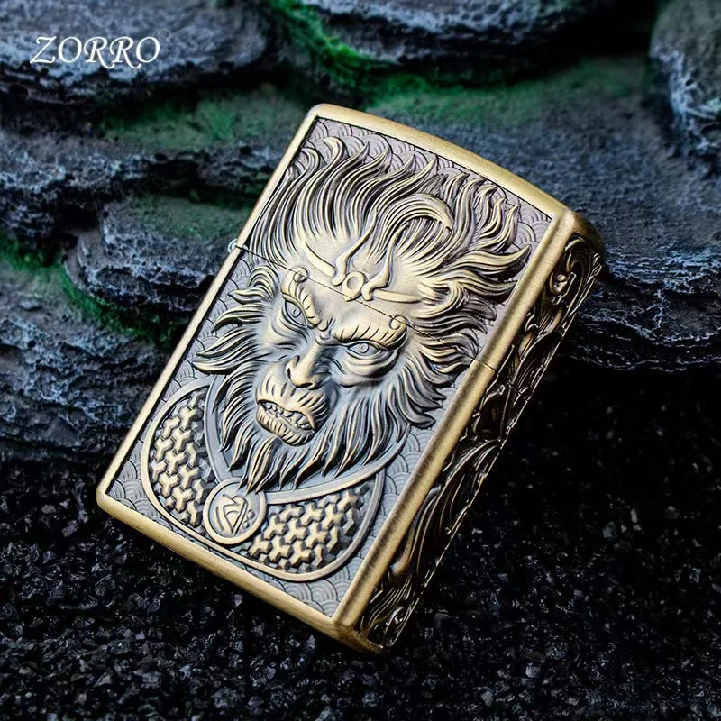 佐罗ZORRO精雕悟空至尊宝复古煤油盔甲机